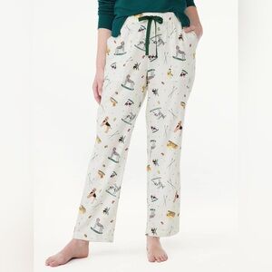 Joyspun Women's Print Flannel Sleep Pants